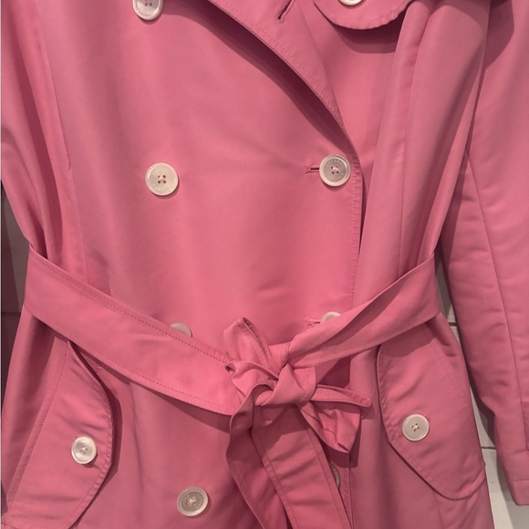 Ralph Lauren Pink Trench Coat Classic Tailored Design size 1X - Picture 9 of 16